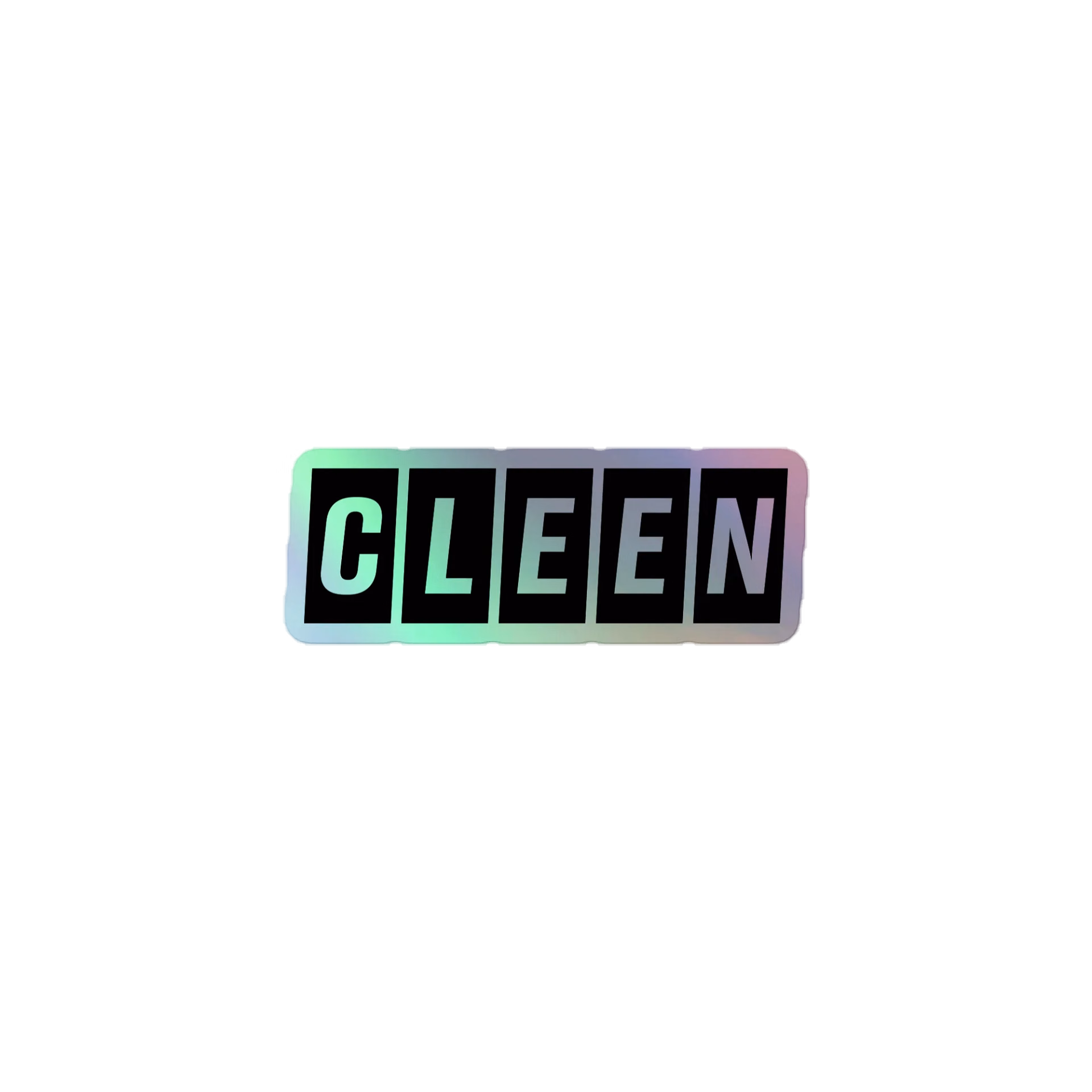 CLEEN holo sticker